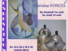 Foto Brigitte Lombard  et Christine Foncel - sculpture et peinture