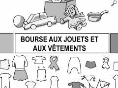 фотография de bourse aux jouets et vêtements