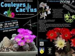 Foto Couleurs Cactus Club Salon des cactus, succulentes et plantes adaptées à la sécheresse 9ème édition les 28 et 29 mai 2016