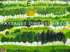 foto di Exposition de peintures "Paysages dimensionnels"